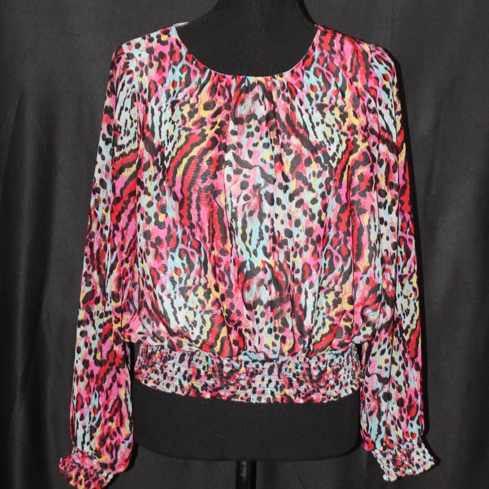 Marc New York Multi-Color Leopard Print Top - image 2